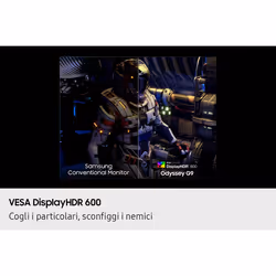 Samsung Monitor Gaming Odyssey G9 - G91F da 49" DQHD Curvo - Vista aggiuntiva 7