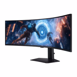 Samsung G91F Monitor PC 124,5 cm (49") 5120 x 1440 Pixel Dual QHD LCD Nero - Vista aggiuntiva 3