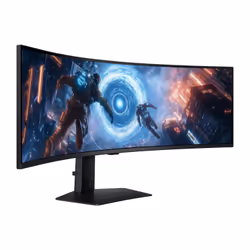 Samsung G91F Monitor PC 124,5 cm (49") 5120 x 1440 Pixel Dual QHD LCD Nero - Vista aggiuntiva 4