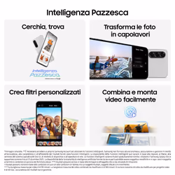 Samsung Galaxy A56 5G, con Funzioni intelligenti, Display Super AMOLED 6.7”, 8 GB RAM, 128GB, Camera 50MP, Batteria 5., IP67, Awesome Lightgray - Vista aggiuntiva 4