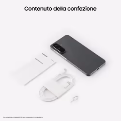 Samsung Galaxy A56 5G, con Funzioni intelligenti, Display Super AMOLED 6.7”, 8 GB RAM, 256GB, Camera 50MP, Batteria 5., IP67, Awesome Graphite - Vista aggiuntiva 8