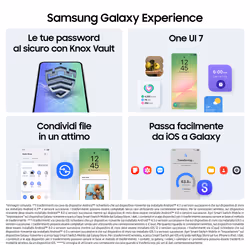 Samsung Galaxy A56 5G, con Funzioni intelligenti, Display Super AMOLED 6.7”, 8 GB RAM, 128GB, Camera 50MP, Batteria 5., IP67, Awesome Graphite - Vista aggiuntiva 7