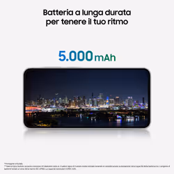 Samsung Galaxy A56 5G, con Funzioni intelligenti, Display Super AMOLED 6.7”, 8 GB RAM, 256GB, Camera 50MP, Batteria 5., IP67, Awesome Olive - Vista aggiuntiva 5