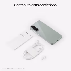Samsung Galaxy A56 5G, con Funzioni intelligenti, Display Super AMOLED 6.7”, 8 GB RAM, 128GB, Camera 50MP, Batteria 5., IP67, Awesome Olive - Vista aggiuntiva 8