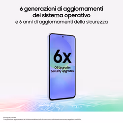 Samsung Galaxy A36 5G, con Funzioni intelligenti, Display Super AMOLED 6.7”, 6 GB RAM, 128GB, Camera 50MP, Batteria 5., IP67, Awesome White - Vista aggiuntiva 6