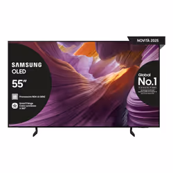 Samsung Smart TV 55" QE55S85FAUXZT OLED 4K 2025, 139,7 cm (55"), 3840 x 2160 Pixel, OLED, Smart TV, Wi-Fi, Nero