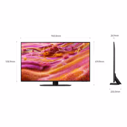 Samsung Neo QLED AI TV 43" QE43QN90FATXZT 4K Mini LED, Processore NQ4 AI Gen3, 4K AI Upscaling Pro, Motion Xcelerator 165Hz, Neo Quantum HDR, Dolby Atmos & OTS Lite, NeoSlim Design, Vision AI Smart TV, 2025 - Vista aggiuntiva 4