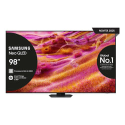 Samsung Neo QLED AI TV 98" QE98QN90FATXZT 4K Mini LED, Processore NQ4 AI Gen3, 4K AI Upscaling Pro, Motion Xcelerator 165Hz, Neo Quantum HDR+, Dolby Atmos & OTS+, NeoSlim Design, Vision AI Smart TV, 2025