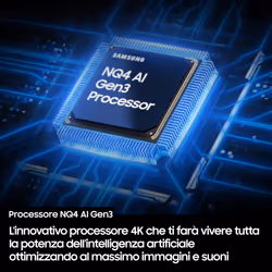 Samsung Neo QLED AI TV 98" QE98QN90FATXZT 4K Mini LED, Processore NQ4 AI Gen3, 4K AI Upscaling Pro, Motion Xcelerator 165Hz, Neo Quantum HDR+, Dolby Atmos & OTS+, NeoSlim Design, Vision AI Smart TV, 2025 - Vista aggiuntiva 5