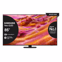Samsung Smart TV 85” QE85QN90FATXZT Neo QLED 4K Mini LED 2025, 2,16 m (85"), 3840 x 2160 Pixel, Neo QLED, Smart TV, Wi-Fi, Ne ...