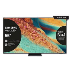 Samsung Neo QLED AI TV 55" QE55QN85FAUXZT 4K Mini LED, Processore NQ4 AI Gen2, 4K AI Upscaling, Neo Quantum HDR+, Dolby Atmos & OTS Lite, Simple Chamfer Design, Vision AI Smart TV, 2025