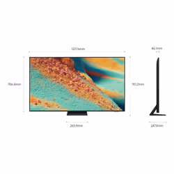 Samsung Neo QLED AI TV 55" QE55QN85FAUXZT 4K Mini LED, Processore NQ4 AI Gen2, 4K AI Upscaling, Neo Quantum HDR+, Dolby Atmos & OTS Lite, Simple Chamfer Design, Vision AI Smart TV, 2025 - Vista aggiuntiva 4