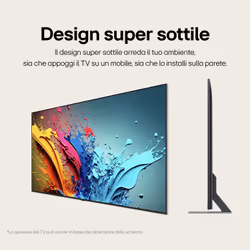 LG QNED AI 86'' Serie QNED86 86QNED86T6A, TV 4K, 4 HDMI, SMART TV 2024 - Vista aggiuntiva 7