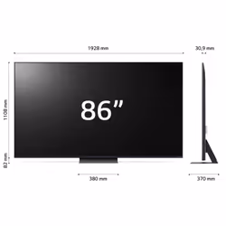 LG QNED AI 86'' Serie QNED86 86QNED86T6A, TV 4K, 4 HDMI, SMART TV 2024 - Vista aggiuntiva 8