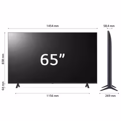 LG NanoCell AI 65'' Serie NANO82 65NANO82T6B, TV 4K, 3 HDMI, SMART TV 2024 - Vista aggiuntiva 8