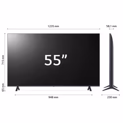 LG NanoCell AI 55'' Serie NANO82 55NANO82T6B, TV 4K, 3 HDMI, SMART TV 2024 - Vista aggiuntiva 8