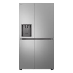 LG GSLC40PYPE Frigo Syde-by-Side, Classe E, 638L, Porte piatte, Dispenser con allaccio, Linear Cooling, Prime Silver