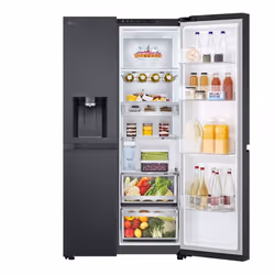 LG GSLE91EVAC frigorifero side-by-side Libera installazione 628 L C Nero - Vista aggiuntiva 8