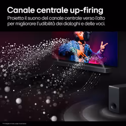 LG Soundbar S90TR, 670W su 7.1.3 canali, Dolby Atmos, Wi-Fi, Casse posteriori incluse - Vista aggiuntiva 3