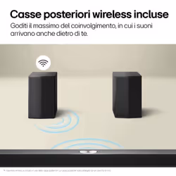 LG Soundbar S40TR, 400W su 4.1 canali, Dolby Digital, DTS, Casse posteriori incluse - Vista aggiuntiva 4