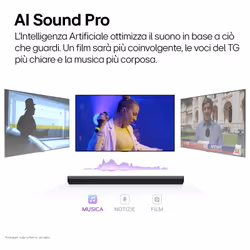 LG Soundbar S40TR, 400W su 4.1 canali, Dolby Digital, DTS, Casse posteriori incluse - Vista aggiuntiva 5