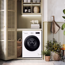 LG F4NX1008NWK Lavatrice smart 8kg, Classe A, 1400 giri, 6 Motion, Allergy Care, Bianca - Vista aggiuntiva 8