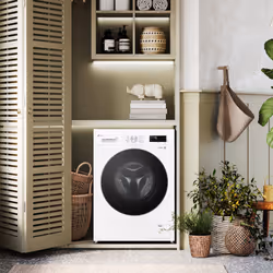 LG F4NX1009NWB Lavatrice smart 9kg, Classe A, 1400 giri, 6 Motion, Allergy Care, Bianca - Vista aggiuntiva 8