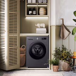 LG F4NX1009NMB Lavatrice smart 9kg, Classe A, 1400 giri, 6 Motion, Allergy Care, Black - Vista aggiuntiva 8
