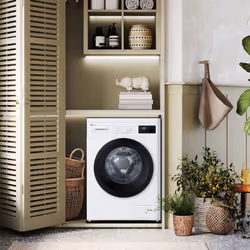 LG F4NA1009NWK Lavatrice 9kg, Classe A, 1400 giri, Programma igiene con vapore, Top rimovibile, White - Vista aggiuntiva 7