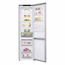 LG GBV22L0EPY Frigorifero combinato, Classe E, 387L, Door Cooling, Smart Diagnosis, Total No Frost | Prime Silver