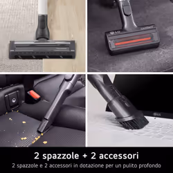 LG CordZero All-in-One A9T, Aspirapolvere senza filo 260W, Auto-svuotamento, 2 spazzole + 2 accessori, Wi-Fi, Beige - Vista aggiuntiva 4