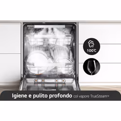 LG QuadWash DB597TXS Lavastoviglie a scomparsa totale Serie 5, Classe A -20%, 14 coperti, Vapore, Noble Steel - Vista aggiuntiva 4