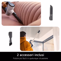 LG CordZero A9 Air, Aspirapolvere 150W, 40 min, 1 spazzola + 2 accessori, Autoportante, Corpo leggero, Calming Beige - Vista aggiuntiva 4