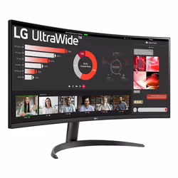 LG 34WR50QK-B 34" Wide Quad HD Nero - Vista aggiuntiva 4