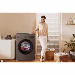 LG F4A1009NDK lavatrice Caricamento frontale 9 kg 1400 Giri/min Grafite, Argento - Vista aggiuntiva 7