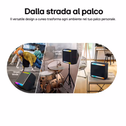 LG xboom Stage301 by will.i.am, Party Speaker 120W, Doppia barra luminosa, 12 ore di autonomia, Funzione Karaoke e DJ - Vista aggiuntiva 4