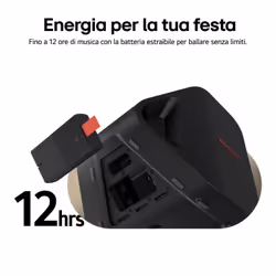 LG xboom Stage301 by will.i.am, Party Speaker 120W, Doppia barra luminosa, 12 ore di autonomia, Funzione Karaoke e DJ - Vista aggiuntiva 5