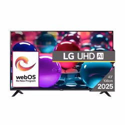 LG UHD AI 43UA73003LA TV 109,2 cm (43") 4K Ultra HD Smart TV Wi-Fi Nero - Vista aggiuntiva 2