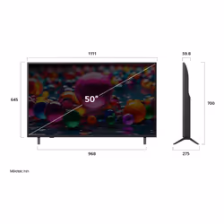 LG 50UA73003LA TV 127 cm (50") 4K Ultra HD Nero - Vista aggiuntiva 4