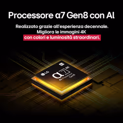 LG UHD AI 50UA73006LA TV Serie UA73 50'' 4K, α7 Gen8, HDR10, 20W, 3 HDMI con Game Optimizer, Smart TV WebOS 25 - Vista aggiuntiva 2