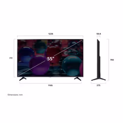 LG UHD AI 55UA73003LA TV 139,7 cm (55") 4K Ultra HD Smart TV Wi-Fi Nero - Vista aggiuntiva 4