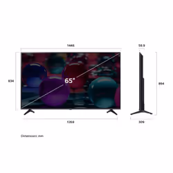 LG UHD AI 65UA73006LA TV Serie UA73 65'' 4K, α7 Gen8, HDR10, 20W, 3 HDMI con Game Optimizer, Smart TV WebOS 25 - Vista aggiuntiva 7