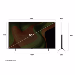 LG OLED AI OLED65B56LA TV Serie B5 65'' 4K, α8 Gen2, Dolby Vision, 20W, 4 HDMI con VRR 120Hz, G-Sync, Smart TV WebOS 25 - Vista aggiuntiva 8