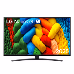LG NanoCell AI 43NANO81A6A TV Serie NANO81 43'' 4K, α7 Gen8, HDR10, 20W, 3 HDMI con Game Optimizer, Smart TV WebOS 25, 109,2 ...