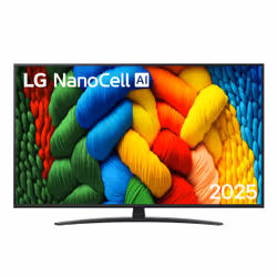 LG NanoCell AI 55NANO81A6A TV Serie NANO81 55'' 4K, α7 Gen8, HDR10, 20W, 3 HDMI con Game Optimizer, Smart TV WebOS 25, 139,7 ...