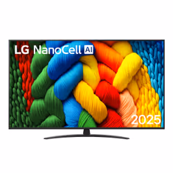 LG NanoCell AI 65NANO81A6A TV Serie NANO81 65'' 4K, α7 Gen8, HDR10, 20W, 3 HDMI con Game Optimizer, Smart TV WebOS 25, 165,1 ...