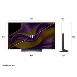 LG OLED evo AI OLED48G56LS TV Serie G5S 48'' 4K, α11 Gen2, Brightness Booster Max, 40W, 4 HDMI 165Hz, Smart TV 2025 - Vista aggiuntiva 8