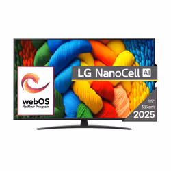 LG NanoCell AI 55NANO81A3A TV 139,7 cm (55") 4K Ultra HD Smart TV Wi-Fi Nero - Vista aggiuntiva 2