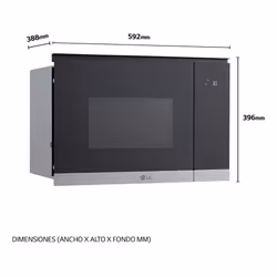 Teka MG7Z2593D forno a microonde Nero, Acciaio inox Microonde con grill Da incasso 25 L 1450 W - Vista aggiuntiva 2