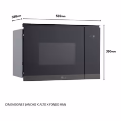 Teka MG7Z2593B forno a microonde Nero, Acciaio inox Microonde con grill Da incasso 25 L 1450 W - Vista aggiuntiva 2